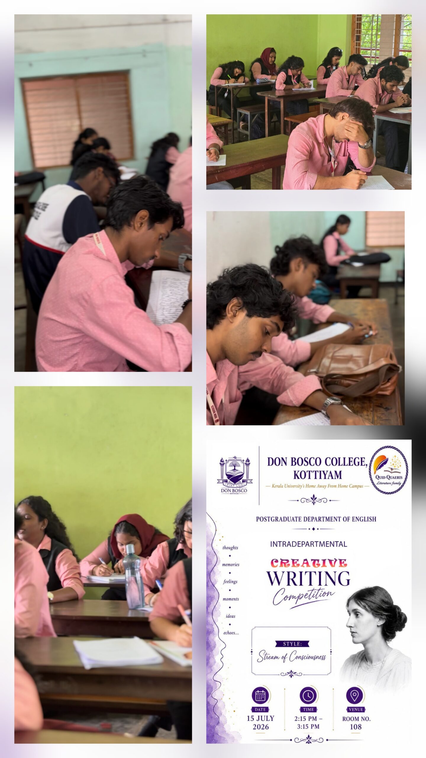 Writing Competition Organized